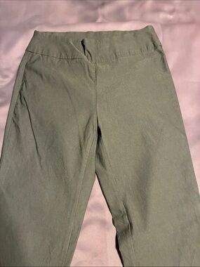 Tribal Straight Leg Pants in Olive Green
